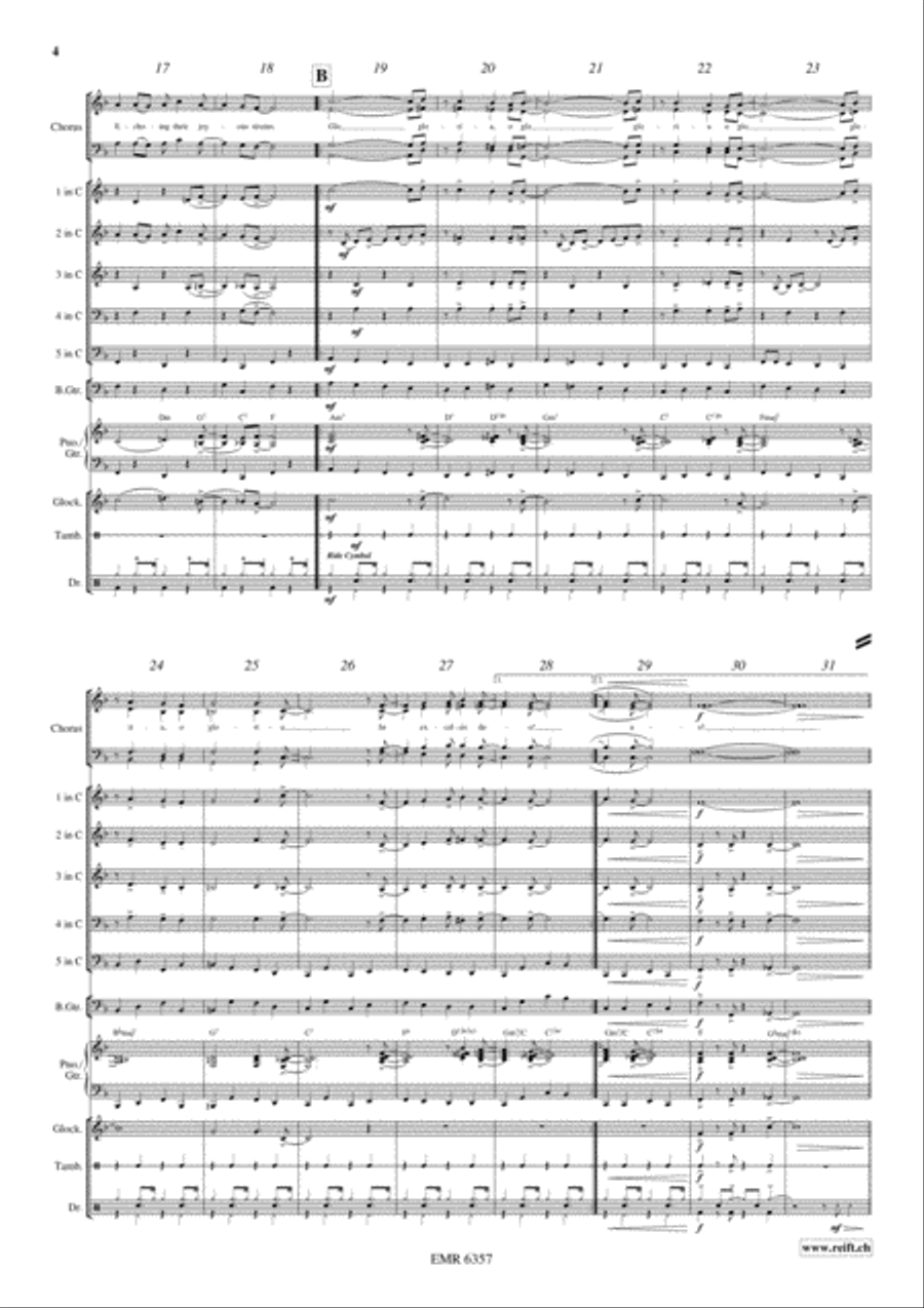 Christmas Glory 4-Part scores gallery preview page 5