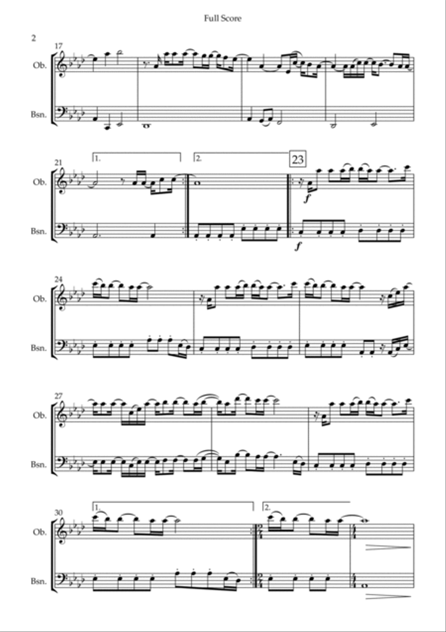 Goodness Of God Goodness Of God Woodwind Duet scores gallery preview page 2
