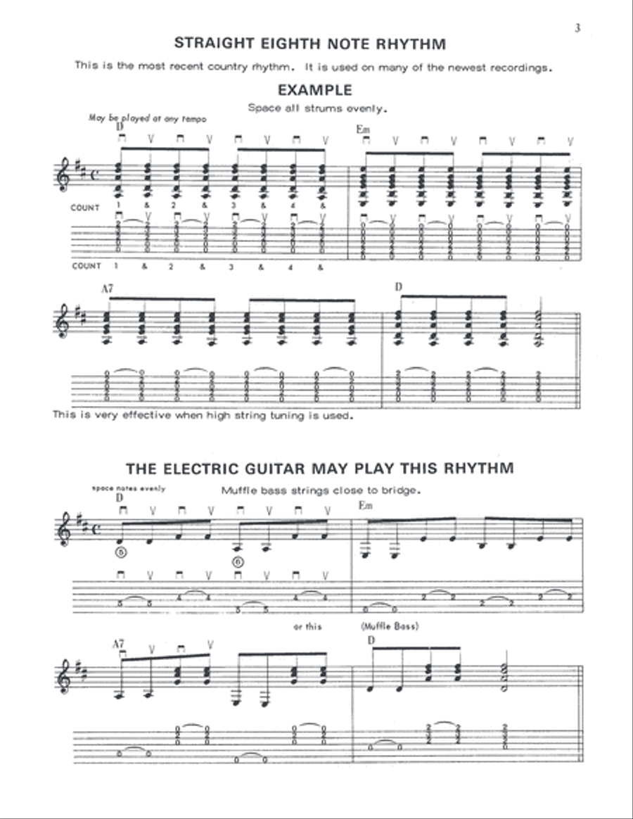 Country Guitar Electric Guitar scores gallery preview page 4