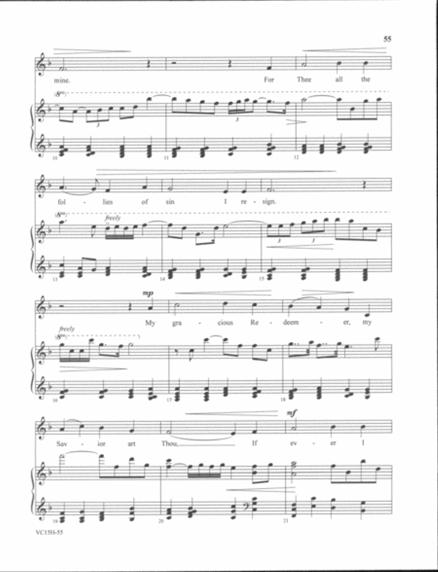 Sacred Solos of Dan Forrest - high voice High Voice scores gallery preview page 19