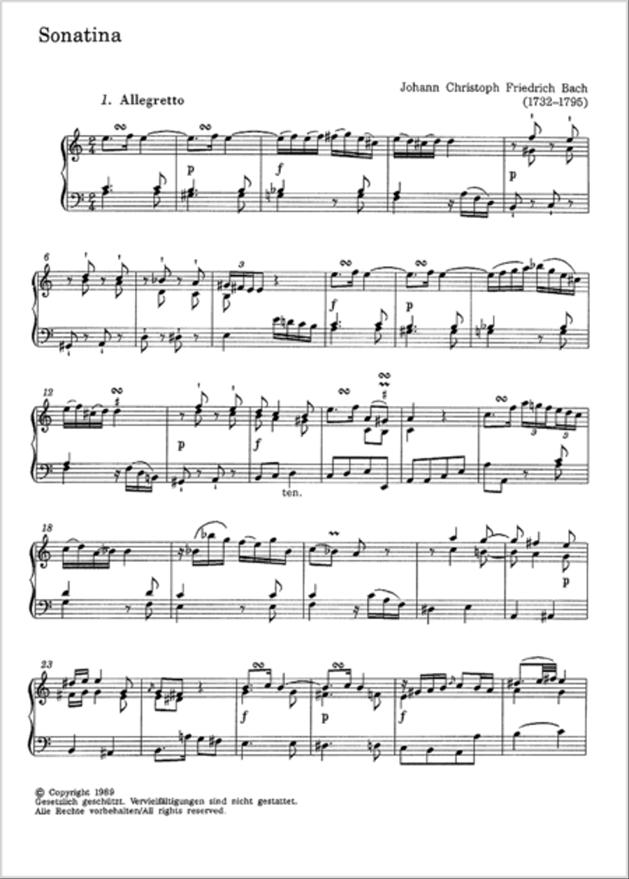 Sonatina in a Sonatina in a Voice scores gallery preview page 2