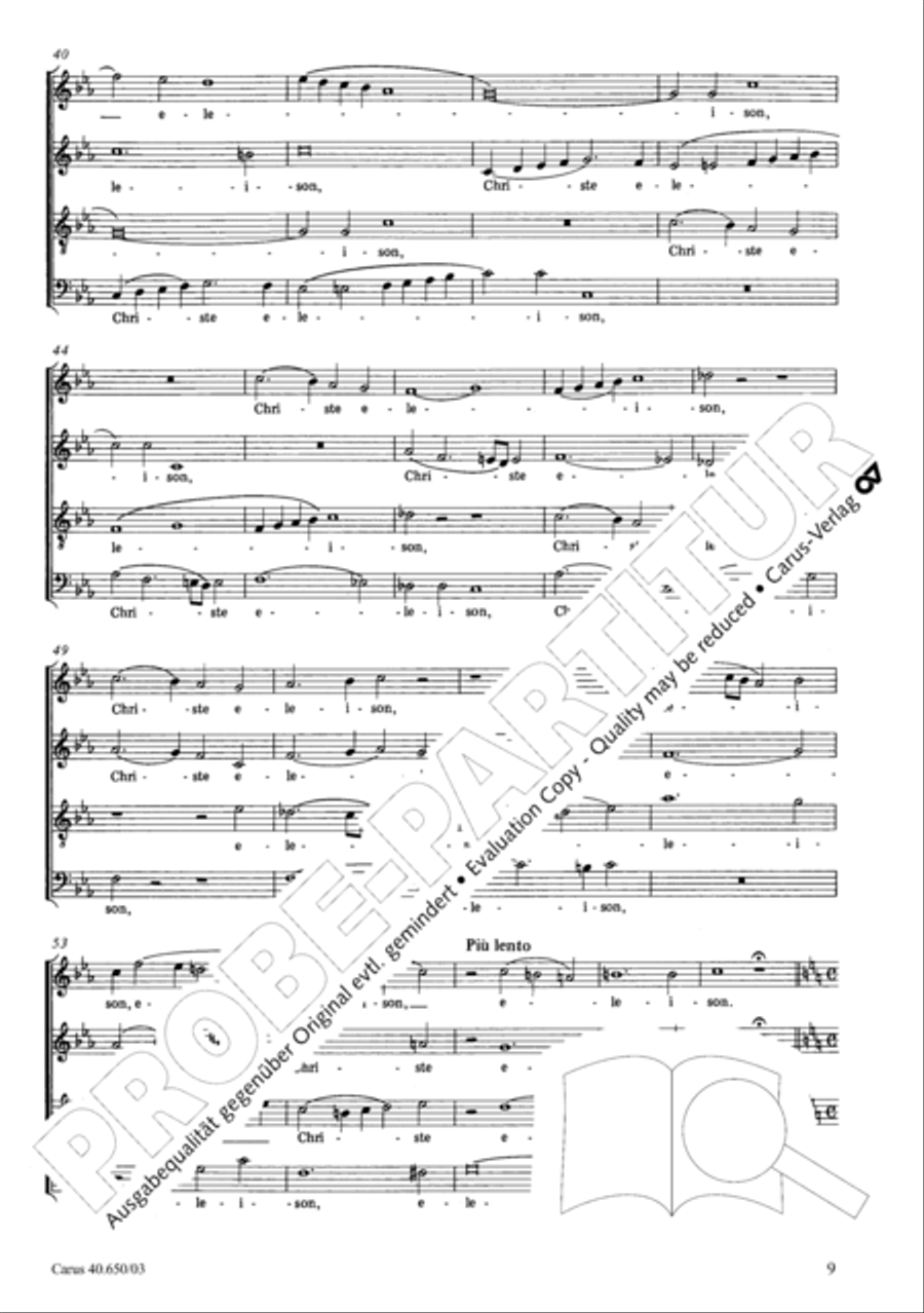 Petite Messe solennelle 4-Part scores gallery preview page 12