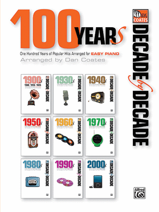 Book cover for Decade by Decade 100 Years of Popular Hits