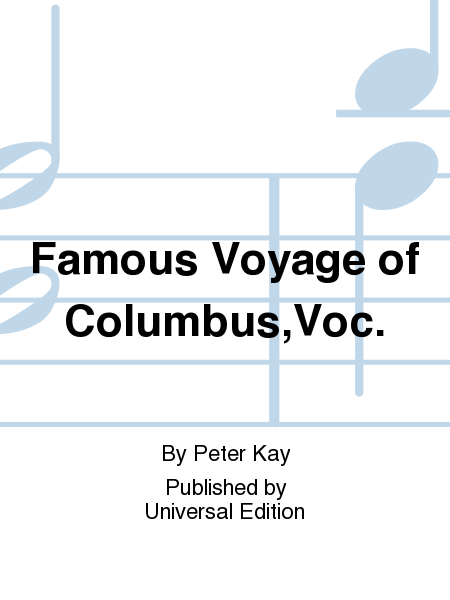Famous Voyage of Columbus,Voc.