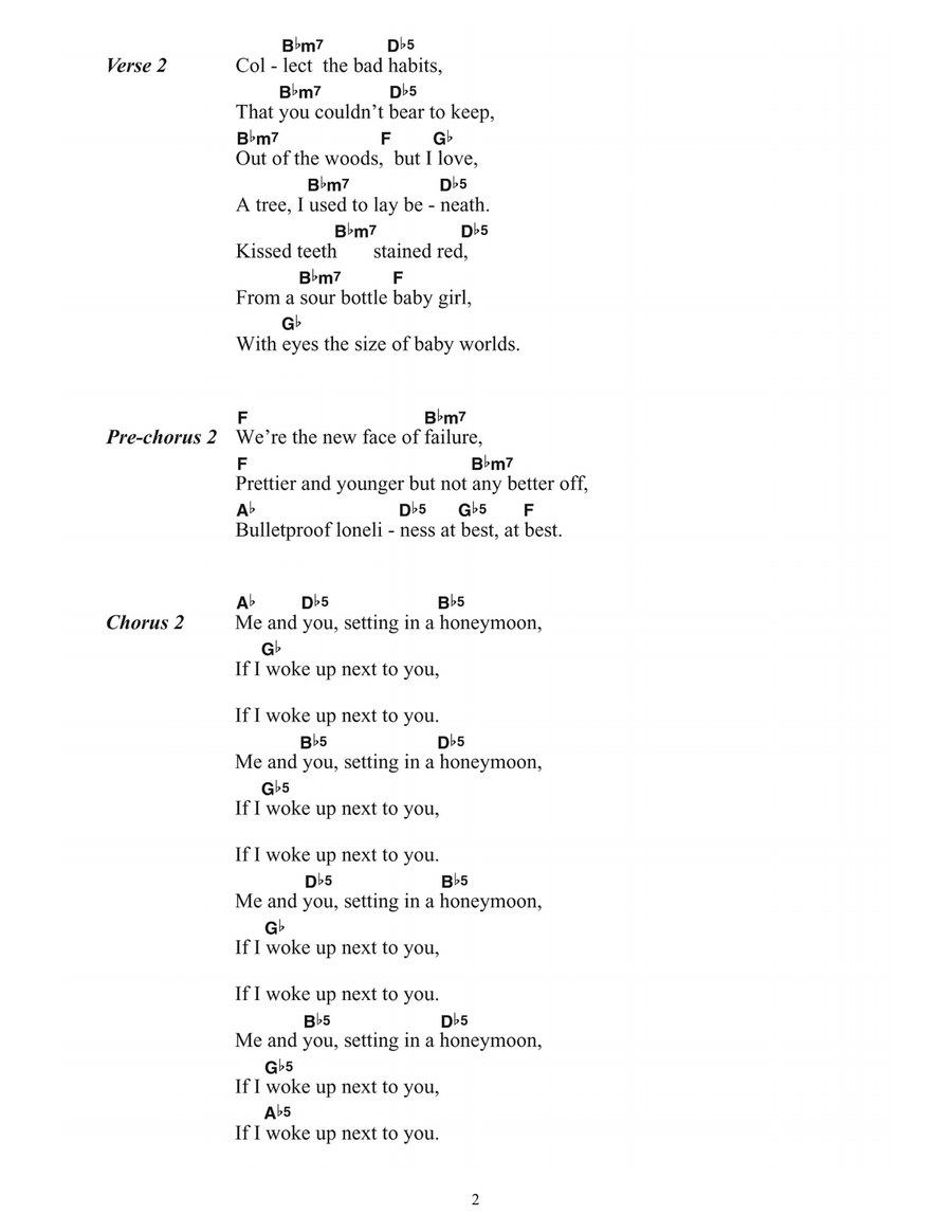 I'm Like A Lawyer With The Way I'm Always Trying To Get You Off (Me & You) Easy Guitar scores gallery preview page 2
