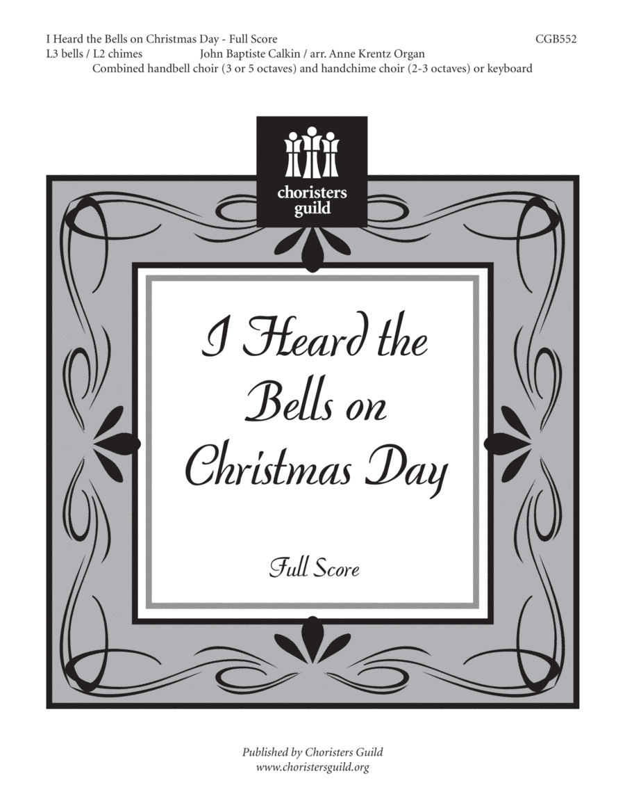 I Heard the Bells on Christmas Day - Full Score image number null