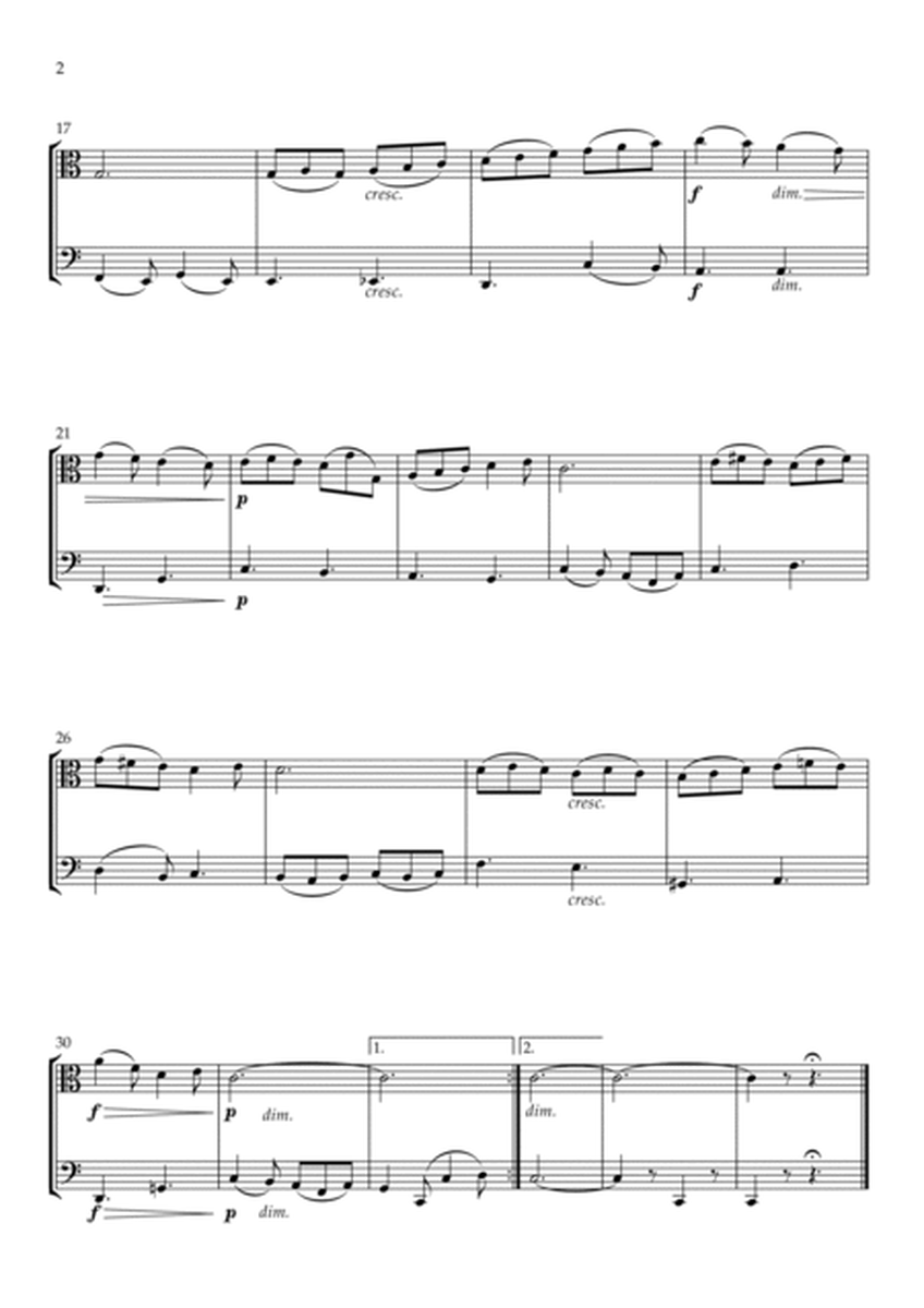 Six Very Easy Pieces nº 5 (Allegretto) - Viola and Cello image number null