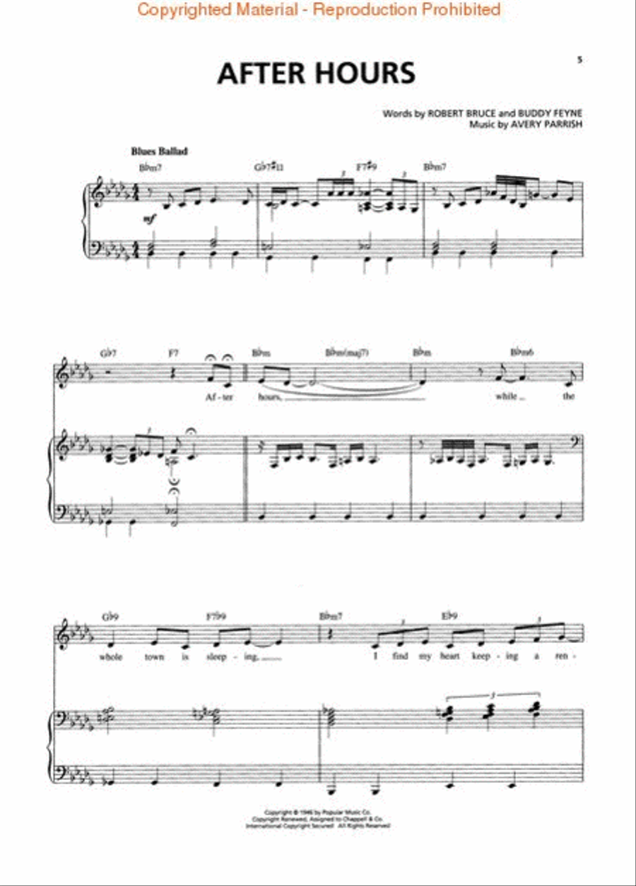 Sarah Vaughan - Original Keys for Singers