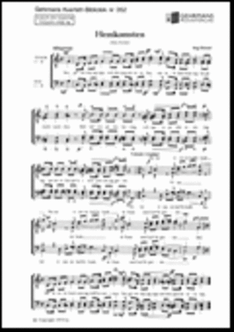 Hemkomsten TTBB - Sheet Music
