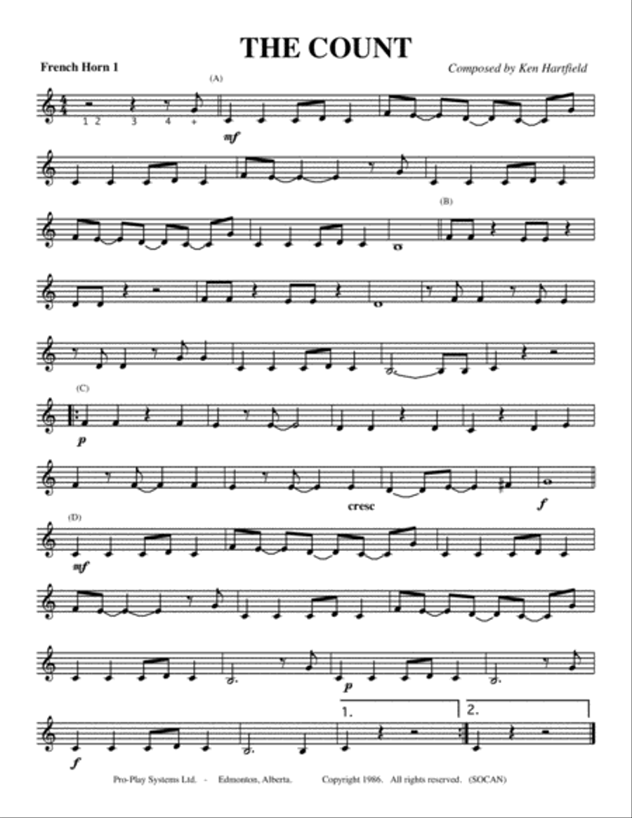 Pro-Play Duets for French Horn - Play along with professional musicians - Key compatible for 10 inst Small Ensemble scores gallery preview page 4