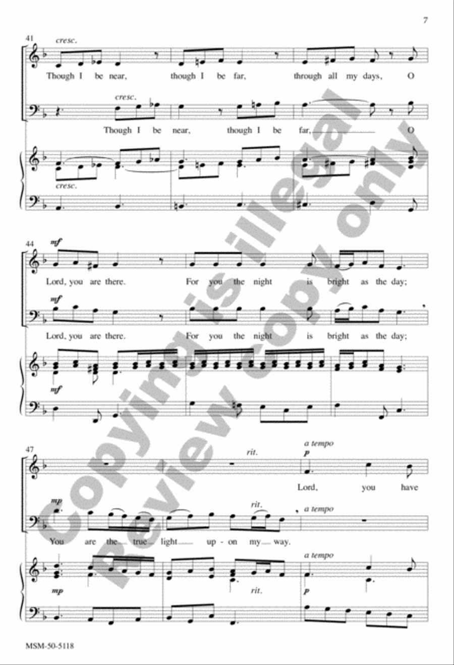 Lord, You Have Searched Me 2-Part scores gallery preview page 7