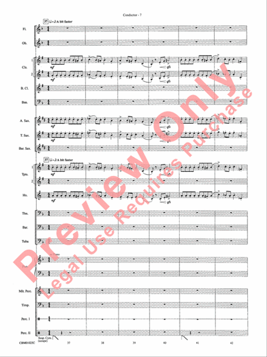 Hedwig's Theme - Cb Hedwig's Theme - Cb Concert Band scores gallery preview page 10