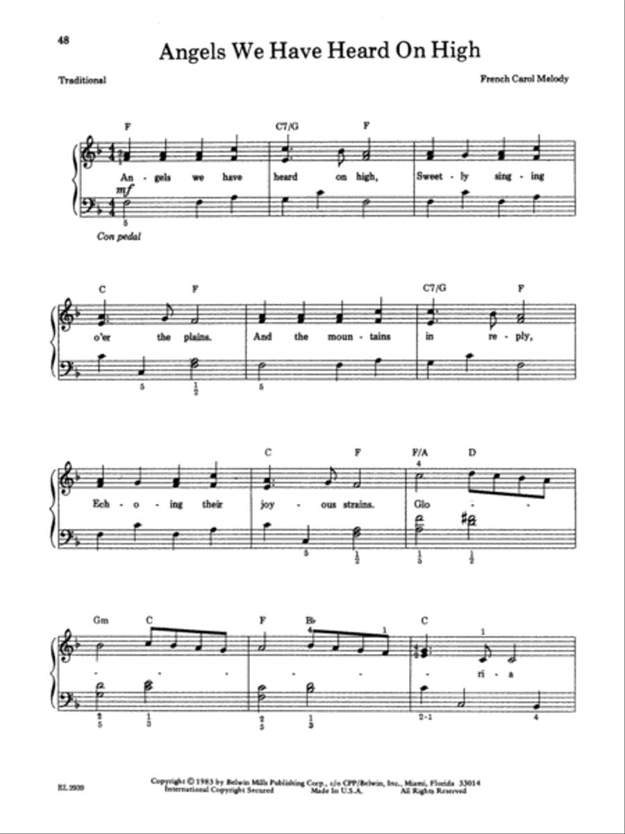 Sleigh Ride and Other Christmas Songs & Carols Piano Method scores gallery preview page 4