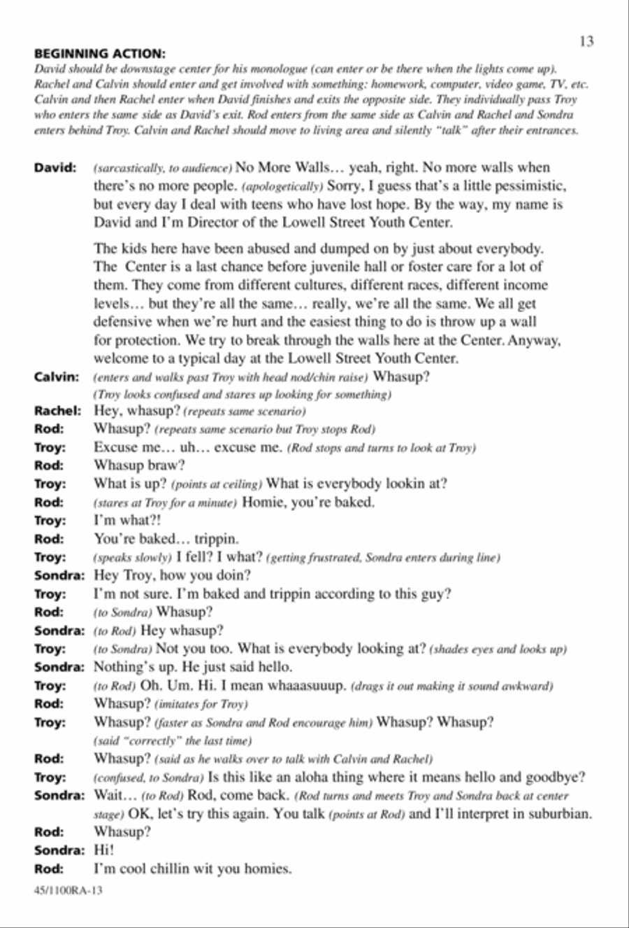 No More Walls (Digital Download) Choir scores gallery preview page 13
