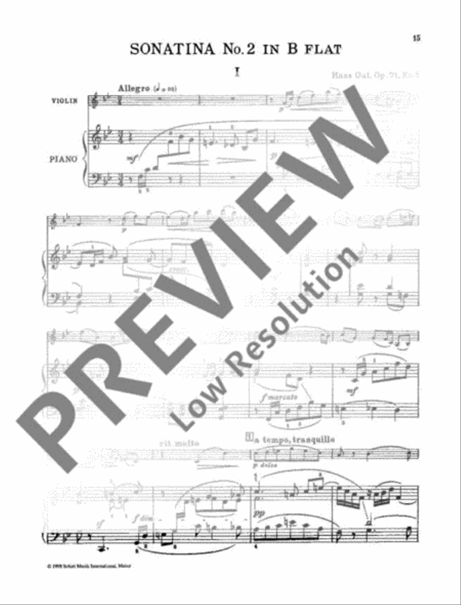 3 Sonatinas 3 Sonatinas Violin Solo scores gallery preview page 16