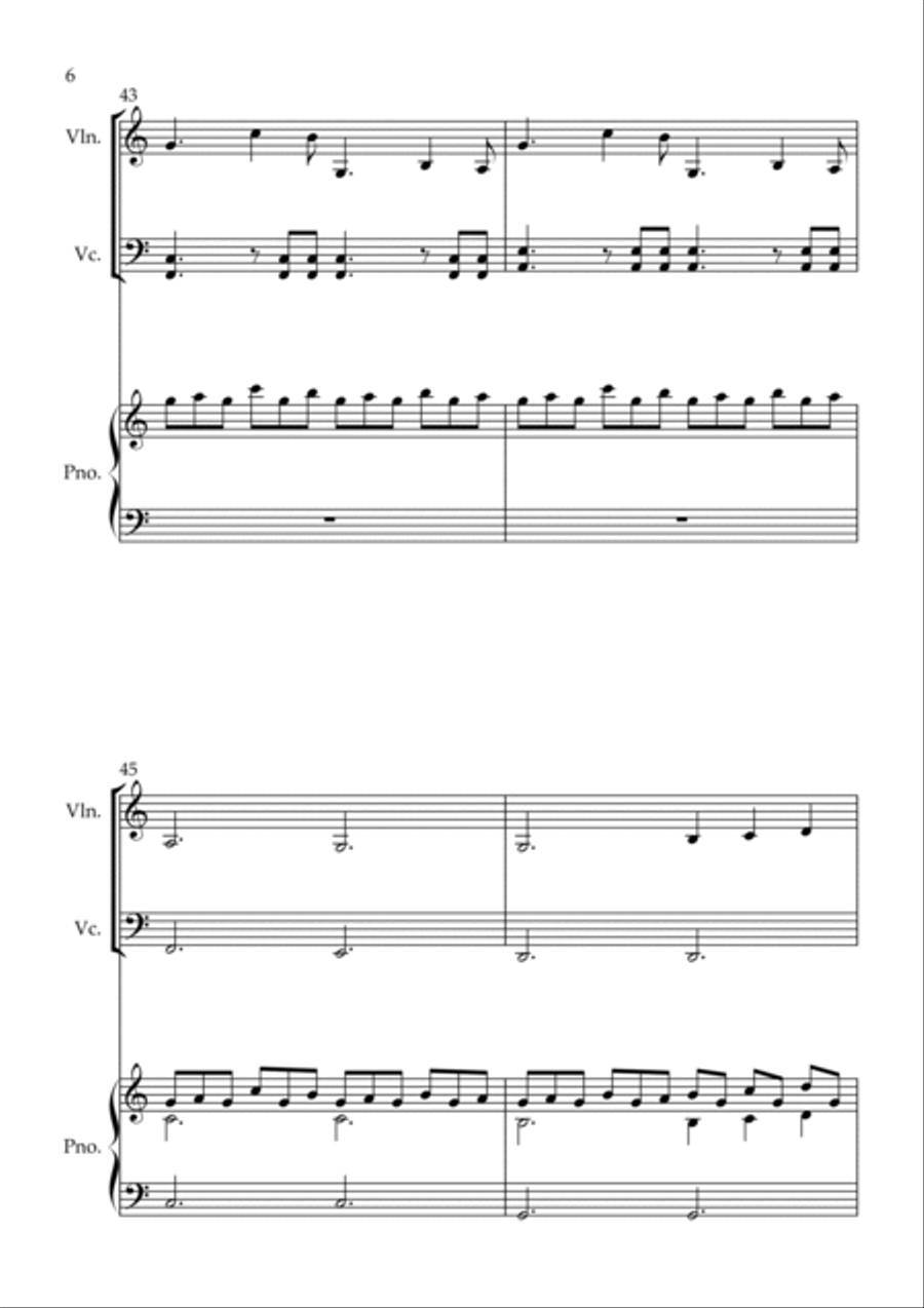 Maestro Piano Trio scores gallery preview page 6