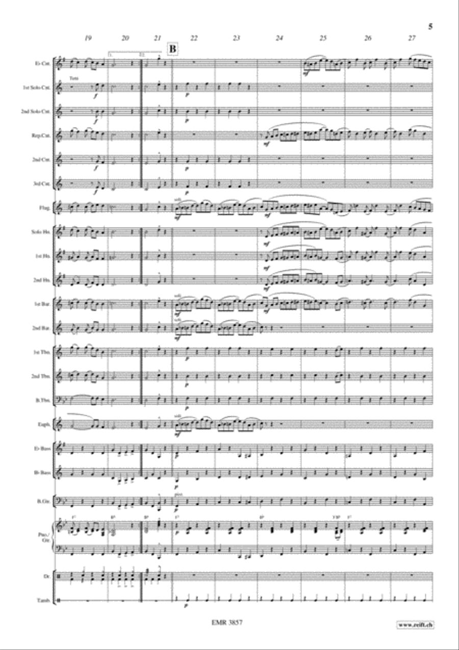Easy Winners Brass Band scores gallery preview page 6