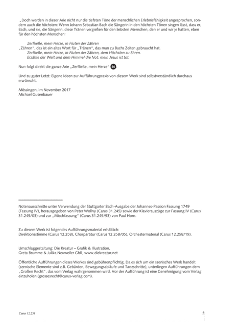 Johann Sebastian Bachs Johannes-Passion fur Kinder und Jugendliche STB scores gallery preview page 6