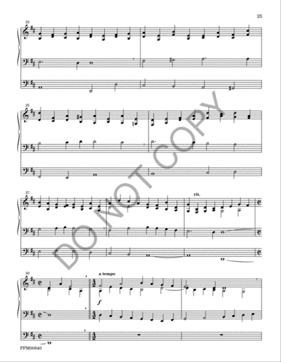 I Sing the Almighty Power of God: Organ Voluntaries on the Hymn Tunes of Ralph Vaughan Williams Volume III Organ scores gallery preview page 28
