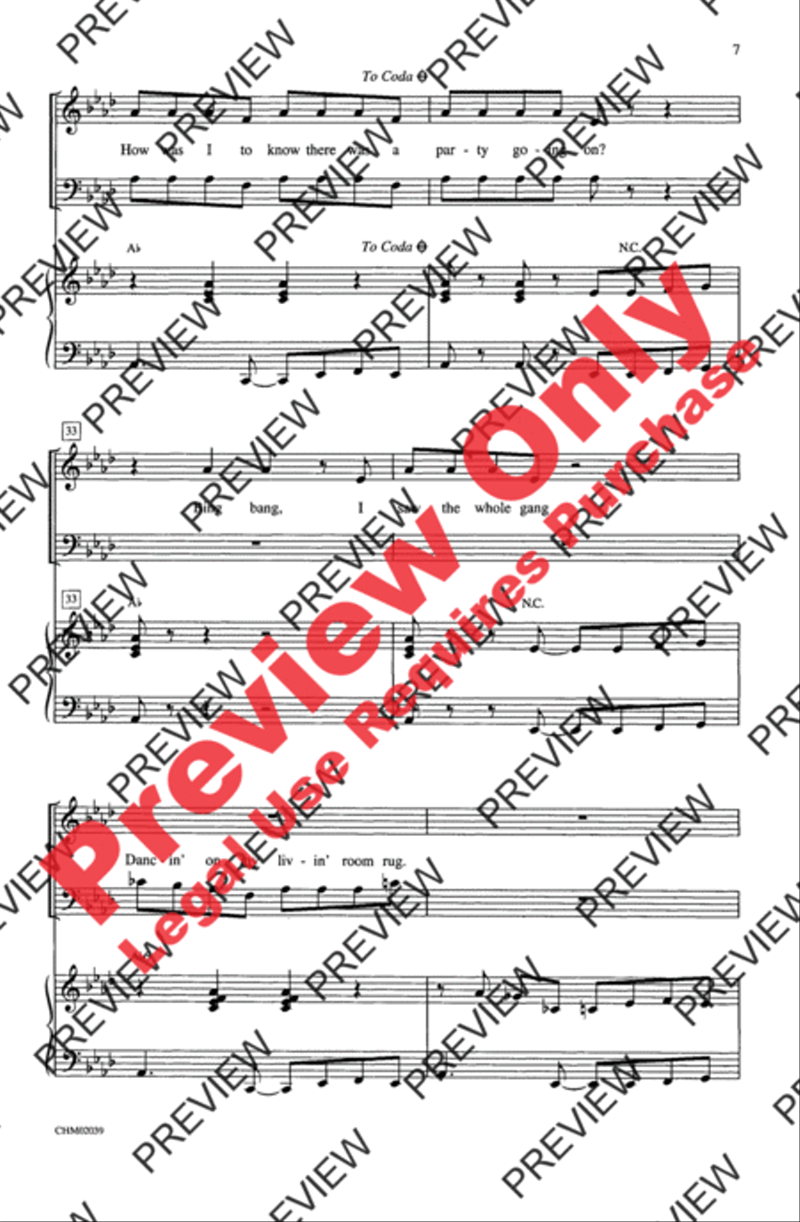 Splish Splash 2-Part scores gallery preview page 7