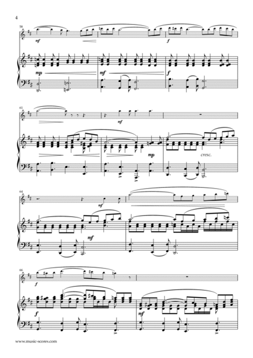 Easter Hymn from Cavaliera Rusticana - Violin and Piano image number null