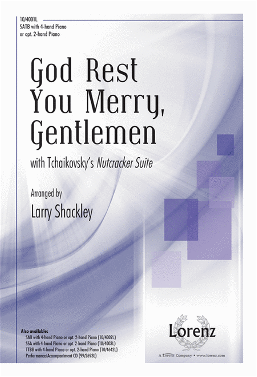 God Rest You Merry, Gentlemen 4-Part scores gallery preview page 1