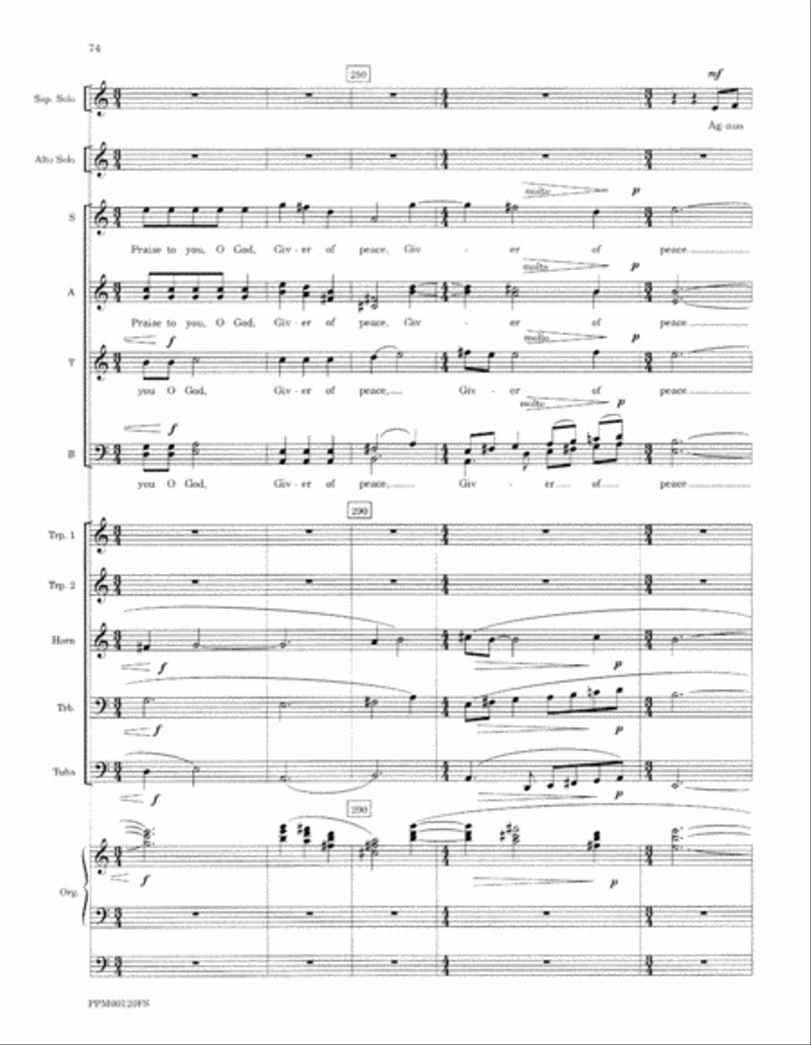 Transfiguration: An Ecumenical Mass - Full Score Divisi scores gallery preview page 77