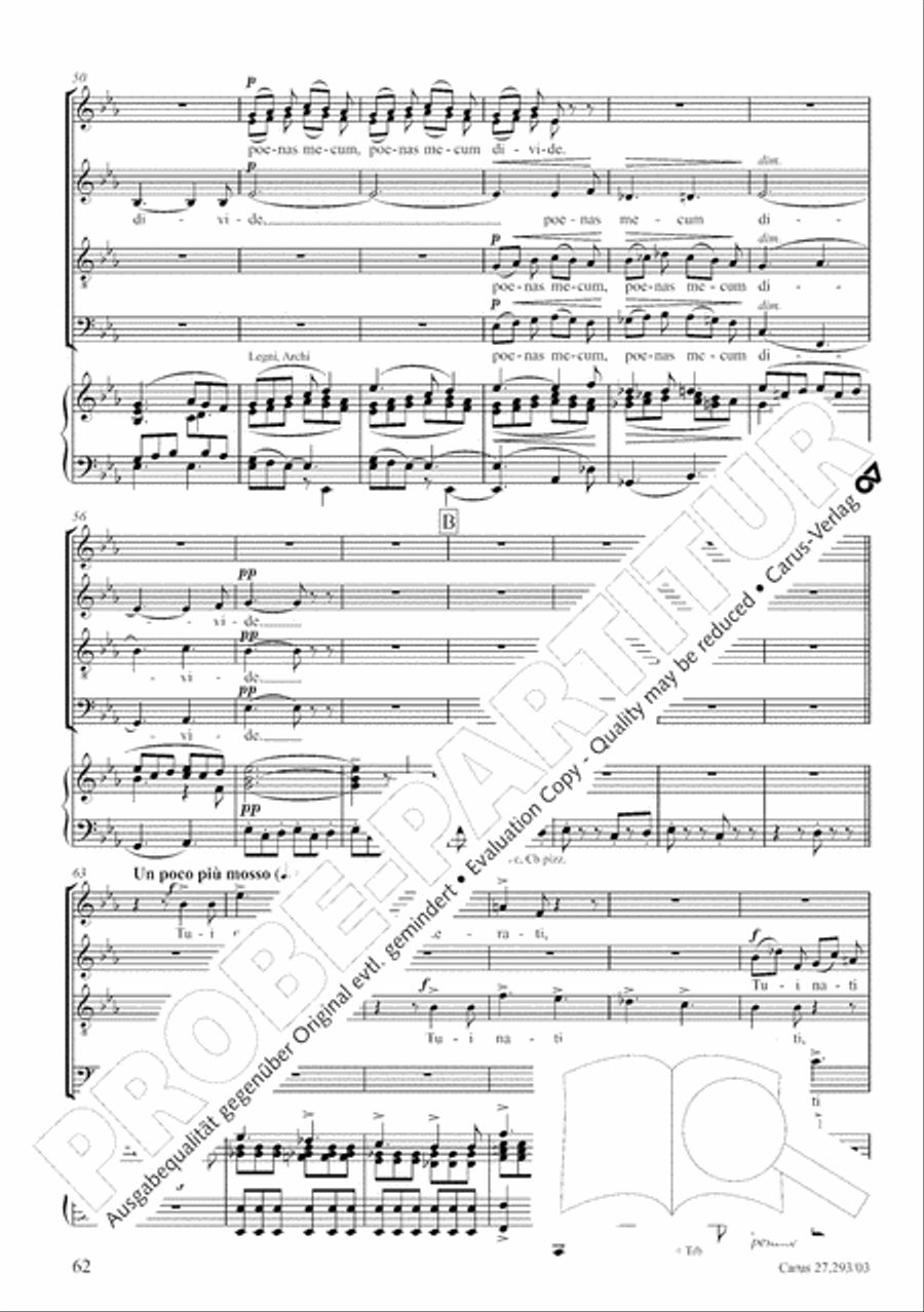 Stabat mater 4-Part scores gallery preview page 69