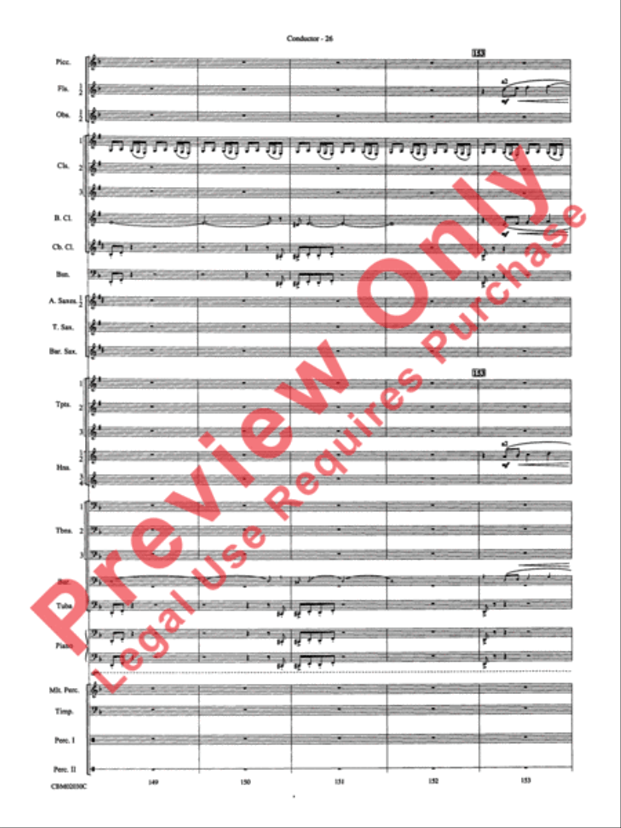 John Williams: Fantasy of Flight (Medley) Concert Band scores gallery preview page 29