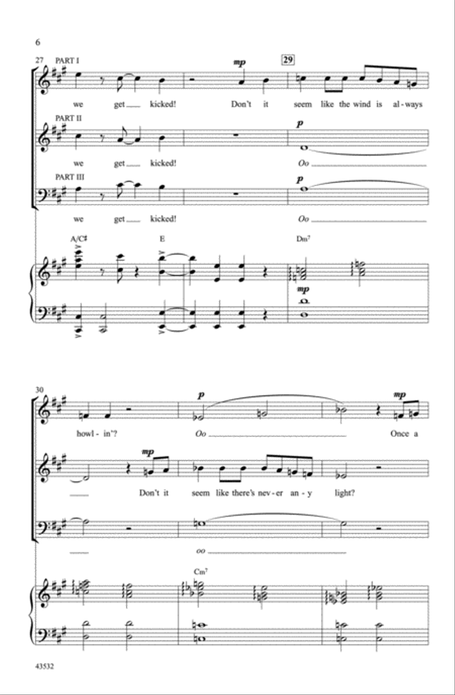 It's a Hard-Knock Life (from the musical Annie) Choir scores gallery preview page 5