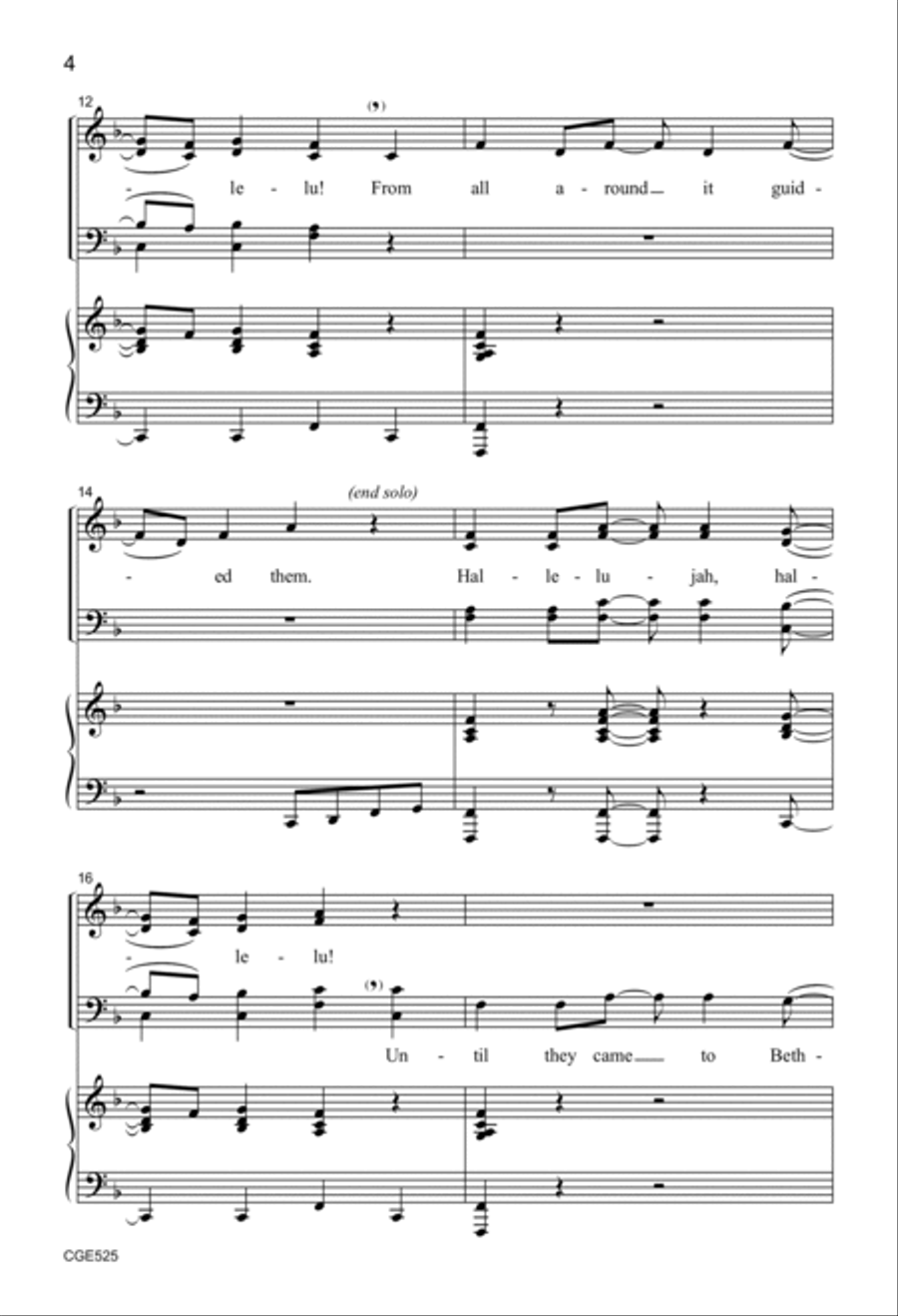Come and See the Child - SATB 4-Part scores gallery preview page 4