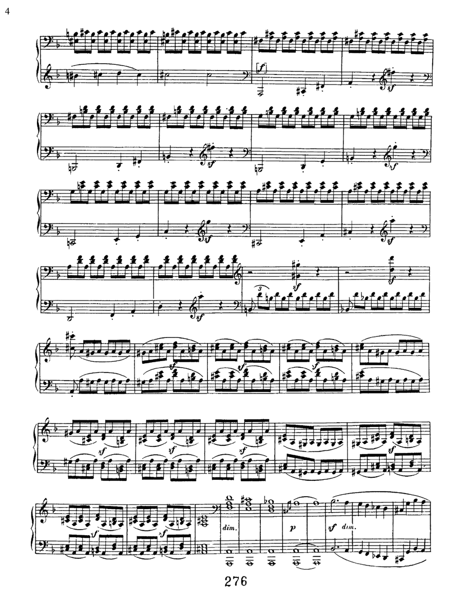 Sonata No. 17 In D Minor (tempest), Op. 31, No. 2 Piano Solo scores gallery preview page 4