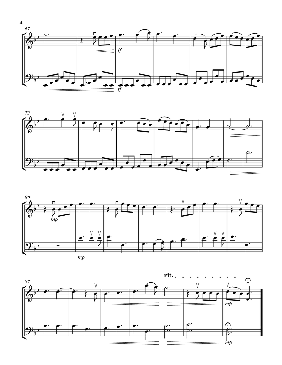You Are The Reason String Duet scores gallery preview page 4