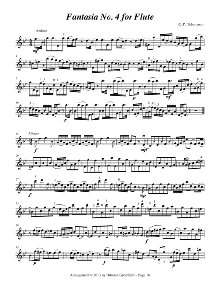 Telemann's Fantasias for Solo Violin