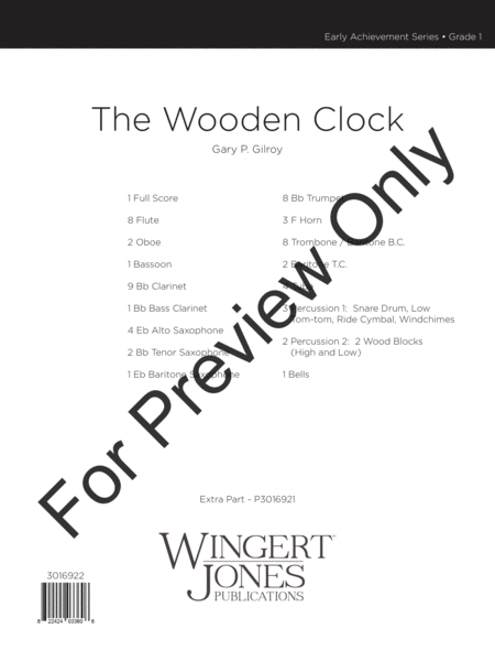 The Wooden Clock - Full Score image number null