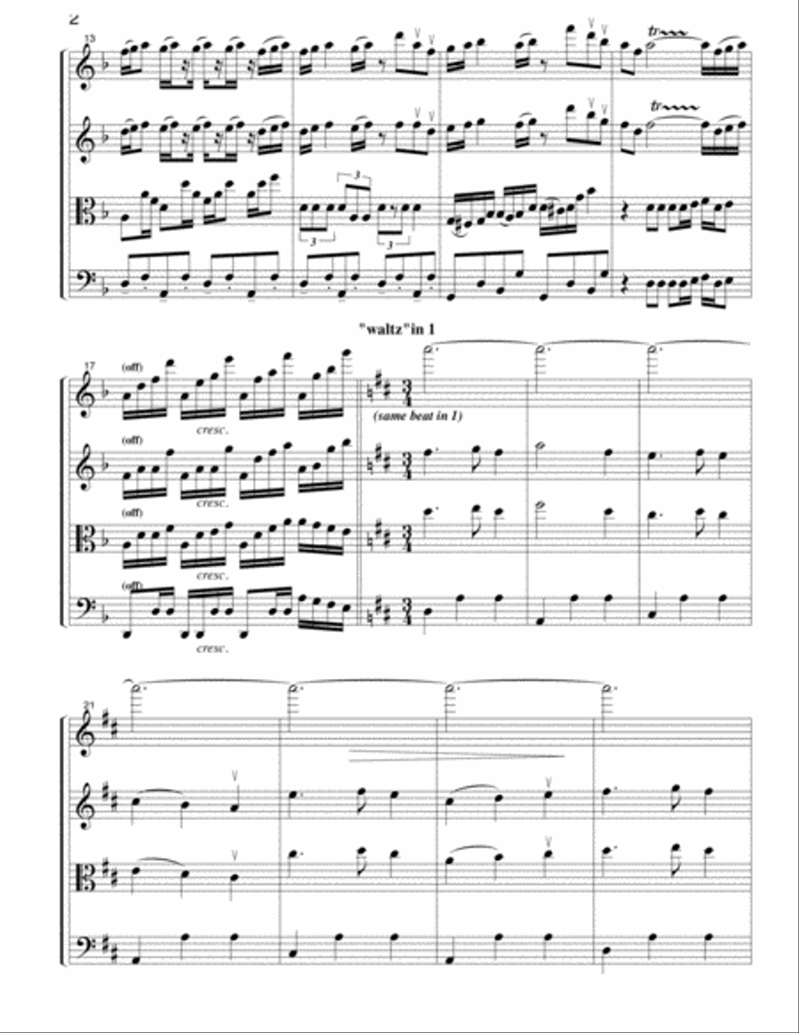 Pegleg Polka Pegleg Polka String Quartet scores gallery preview page 4