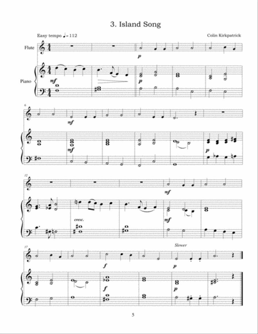 My Flute and Me Flute Solo scores gallery preview page 6