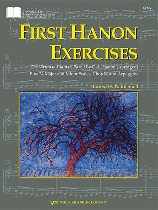 Book cover for First Hanon Exercises: The Virtuoso Pianist, Pt 1