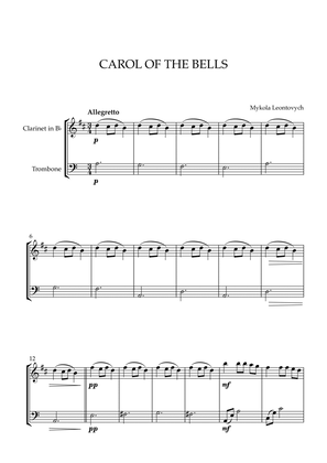 Mykola Leontovych - Carol of The Bells (for Clarinet and Trombone)