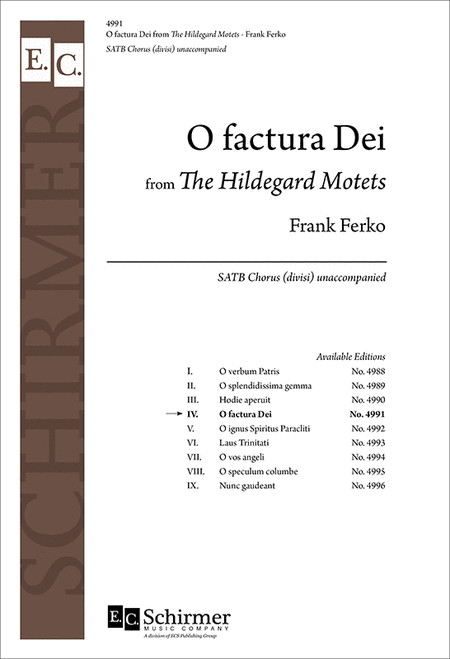 O Factura Dei (No. 4 From The Hildegard Motets)