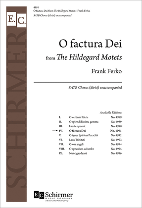The Hildegard Motets: 4. O factura Dei