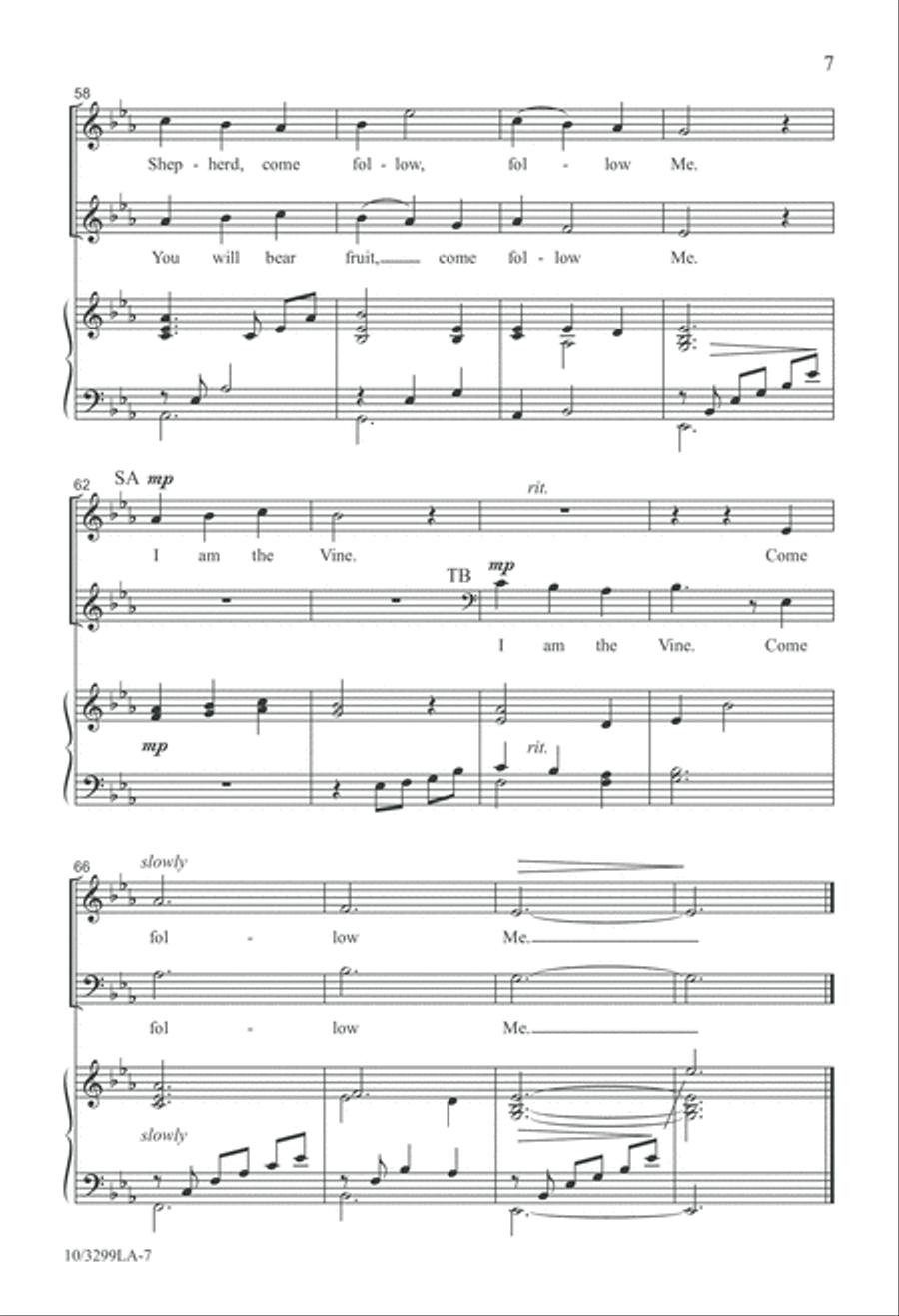 I Am the Vine I Am the Vine 2-Part scores gallery preview page 7