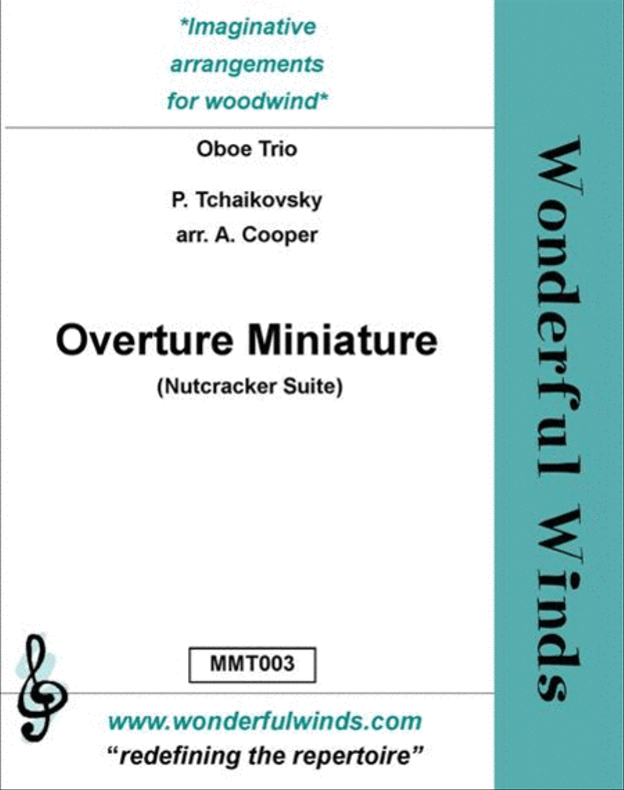 Ouverture Miniature Woodwind Trio scores gallery preview page 1