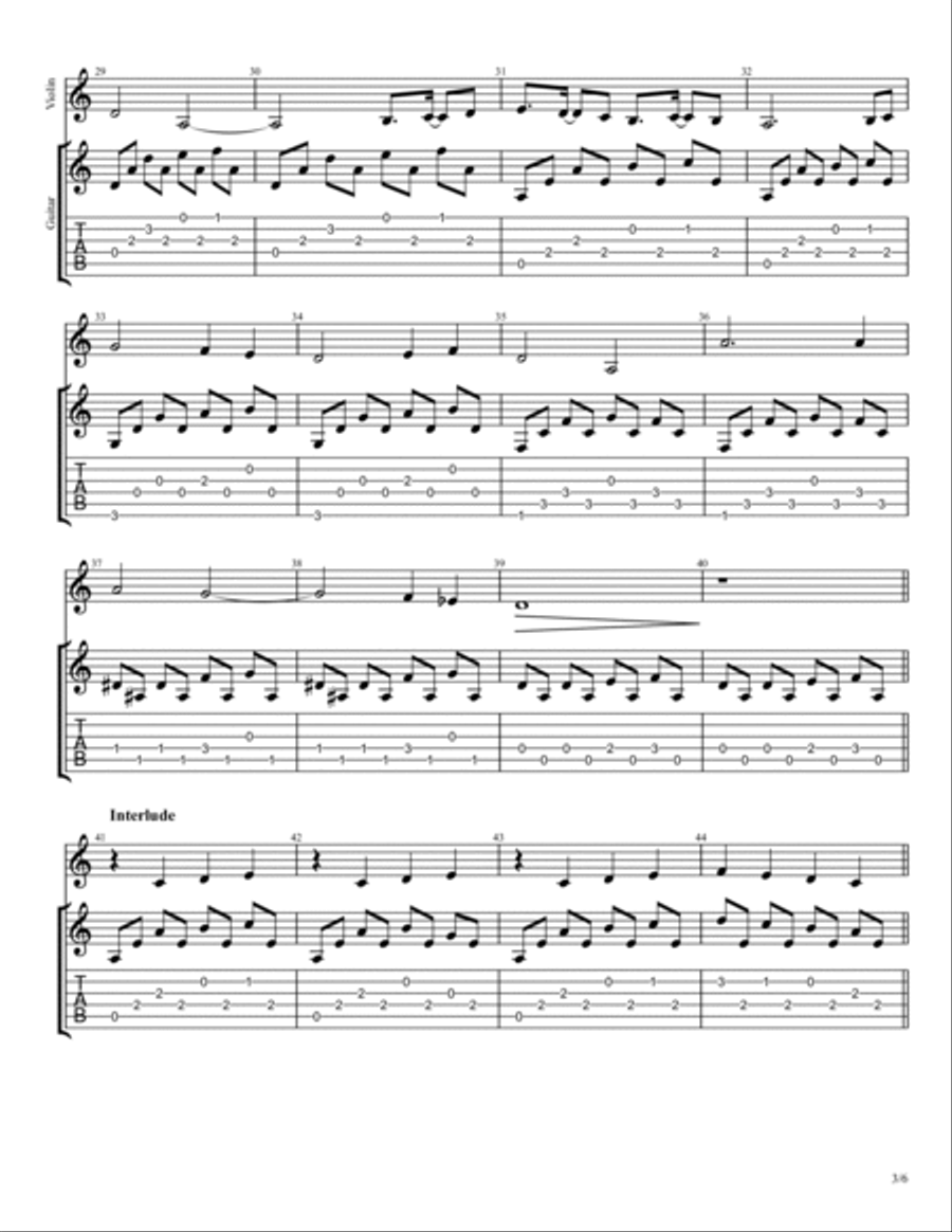 Braveheart - Main Title Clarinet scores gallery preview page 4