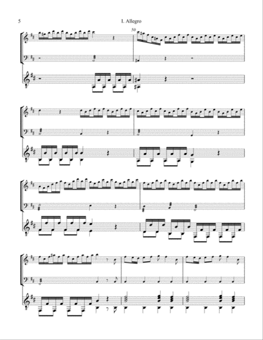 La primavera (Spring) RV. 269 - complete for flute, cello and guitar Flute scores gallery preview page 6