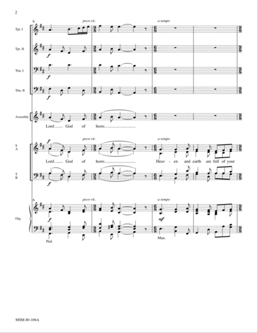 Eucharistic Acclamations on Resonet in Laudibus Choir scores gallery preview page 2