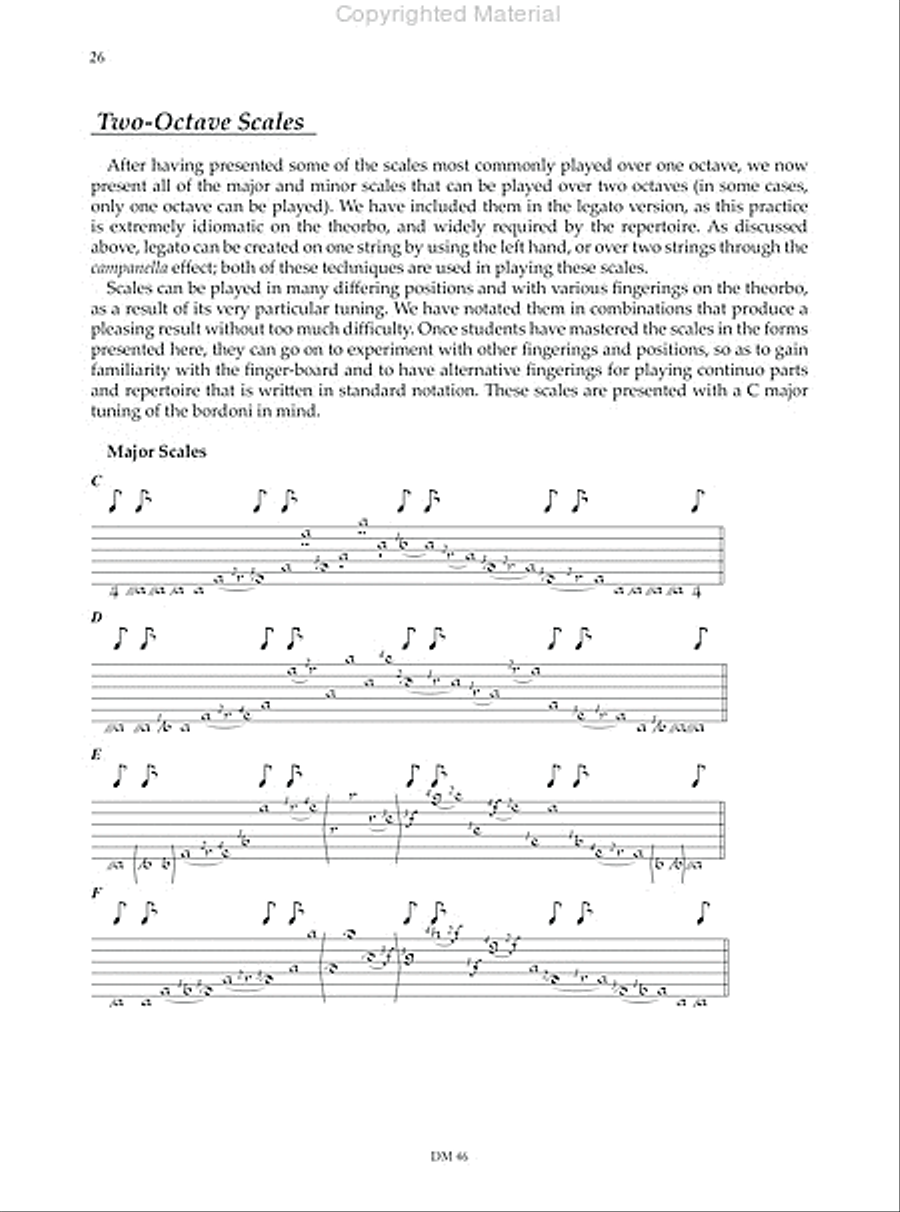 A Tutor for the Theorbo Theorbo scores gallery preview page 3