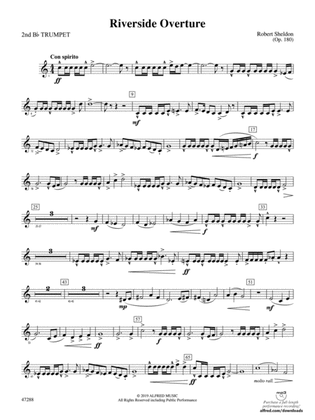 Riverside Overture: 2nd B-flat Trumpet