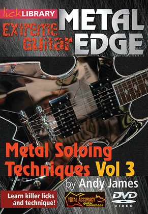 Book cover for Metal Soloing Techniques, Volume 3