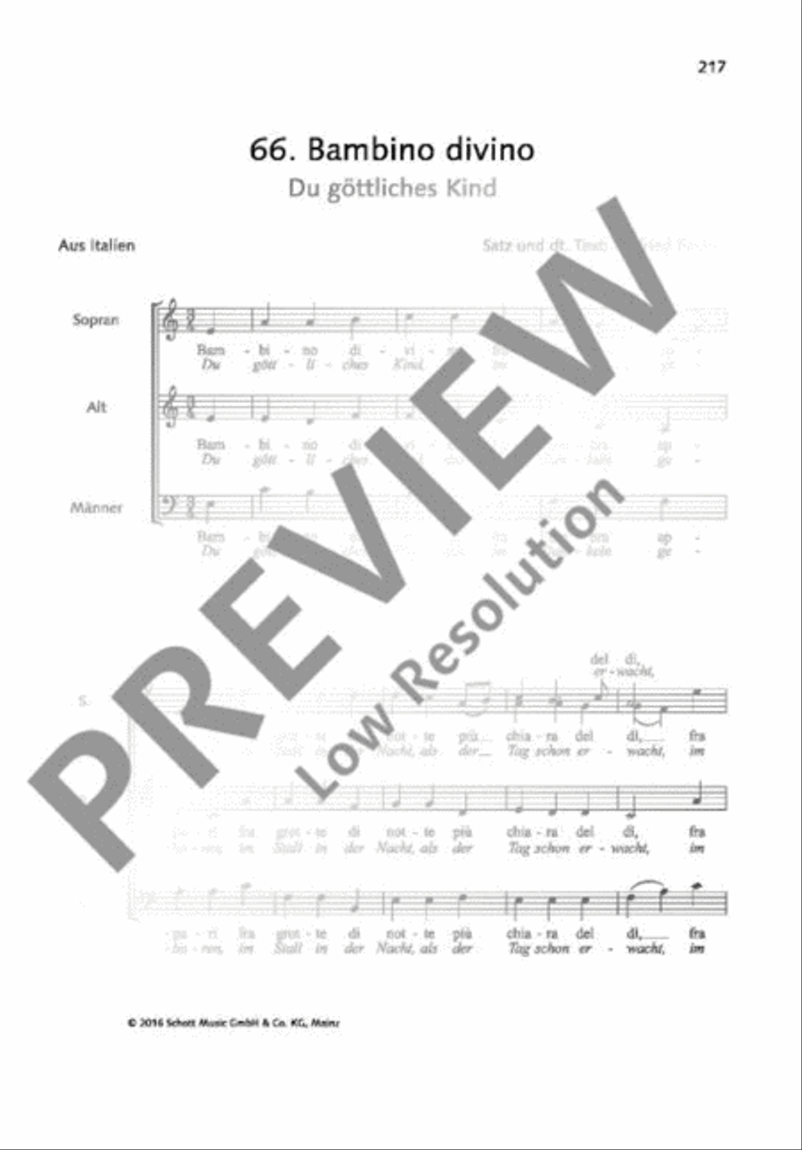 Bambino divino Mixed Choir scores gallery preview page 2